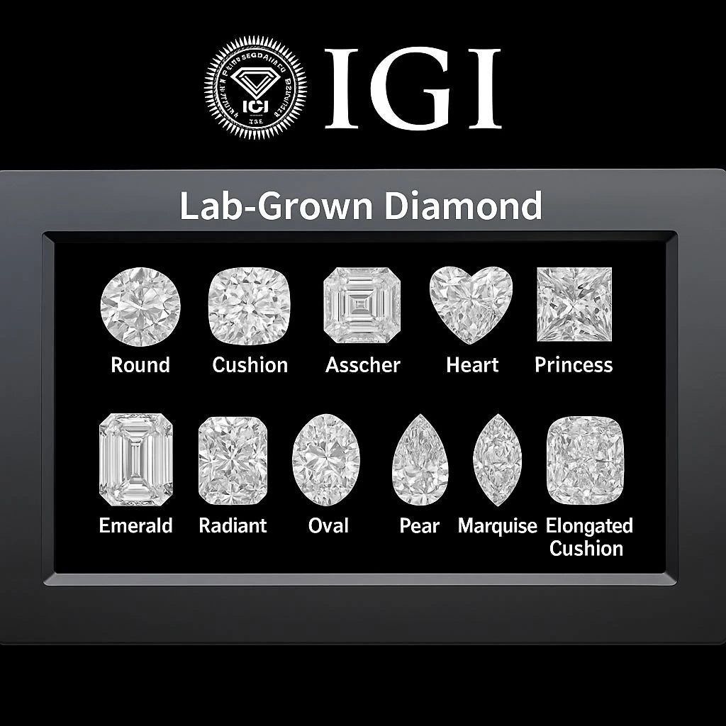 Labgrown Diamond 💎 IGI Certificate 💎 Full size/shape/color 💎