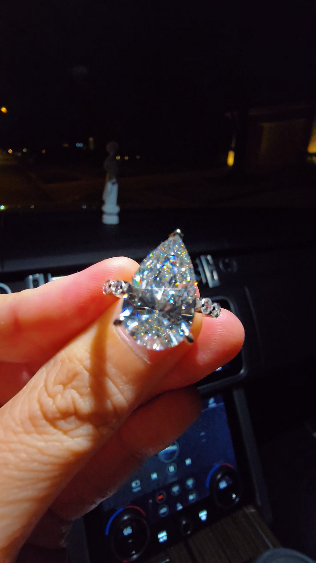 Per Diamond Engagement Ring 💍 | 5 Carat Center | IGI Certified | 14K Solid Gold | Real / Lab-Grown Diamond