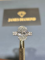 Oval Rings 💍 | It Real / Labgrown Diamond | F Color | VS+ Clarity | IGI Certified | 14K Gold