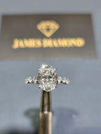 Oval Rings 💍| It Real / Labgrown Diamond | EF Color | VS+ Clarity | IGI Certified | 14K Gold