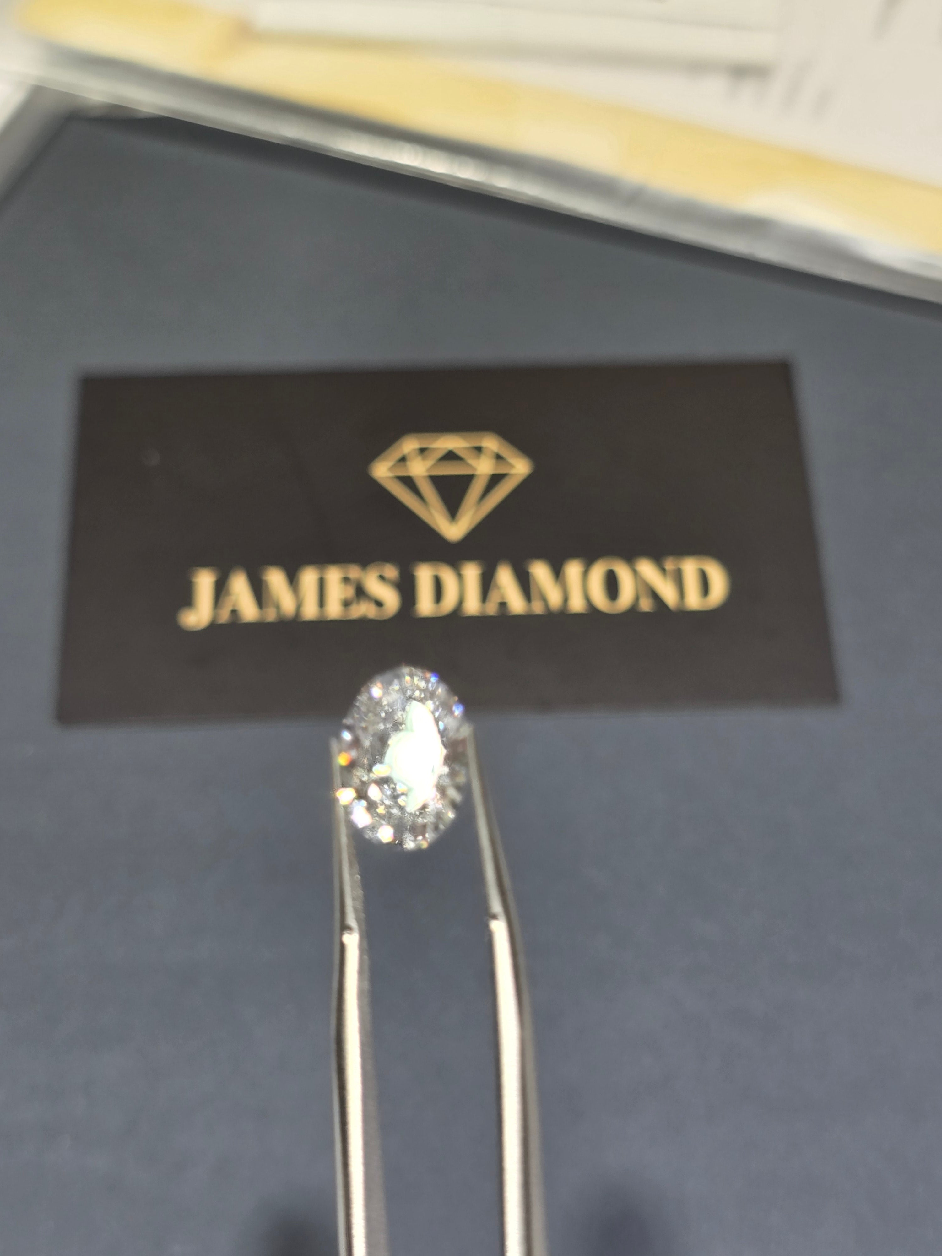 James Diamond Lab-Grown Oval Cut 2.07ct G/VS1 – IGI Certified – SKU 683530630