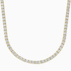 Tennis Necklace – 14k solid gold / 17 inch / All EF/VS+ 💎