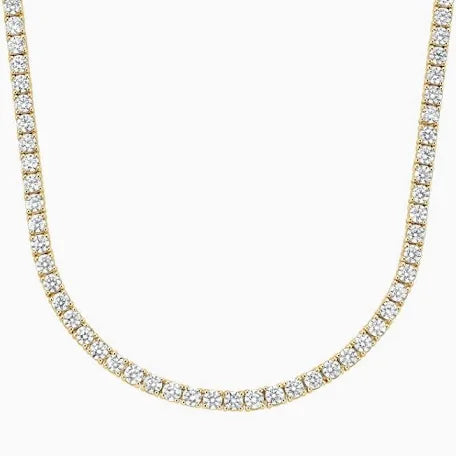 Tennis Necklace – 14k solid gold / 17 inch / All EF/VS+ 💎