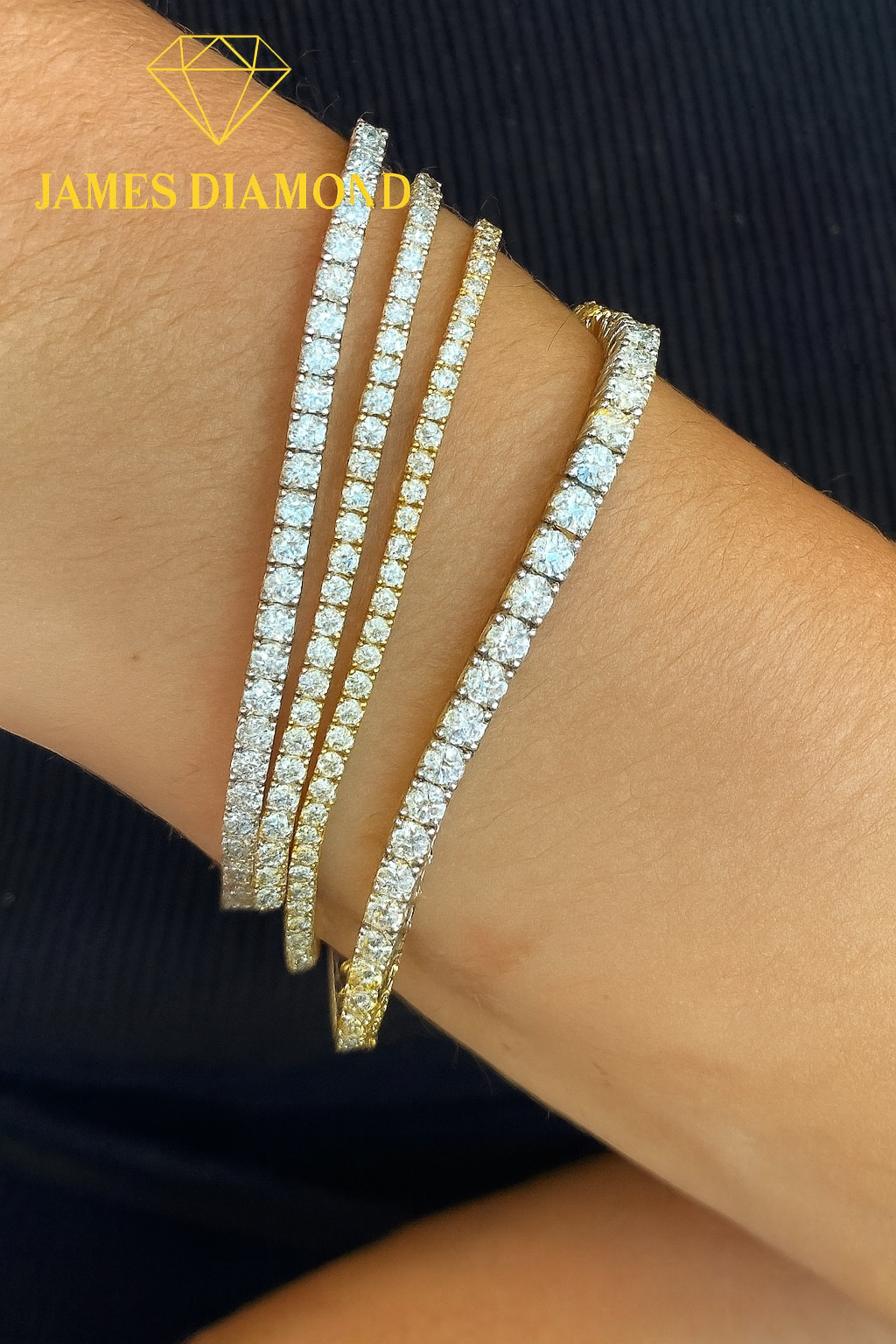 Tennis Bracelet – 14k gold / 7 inch / All EF/VS+ 💎