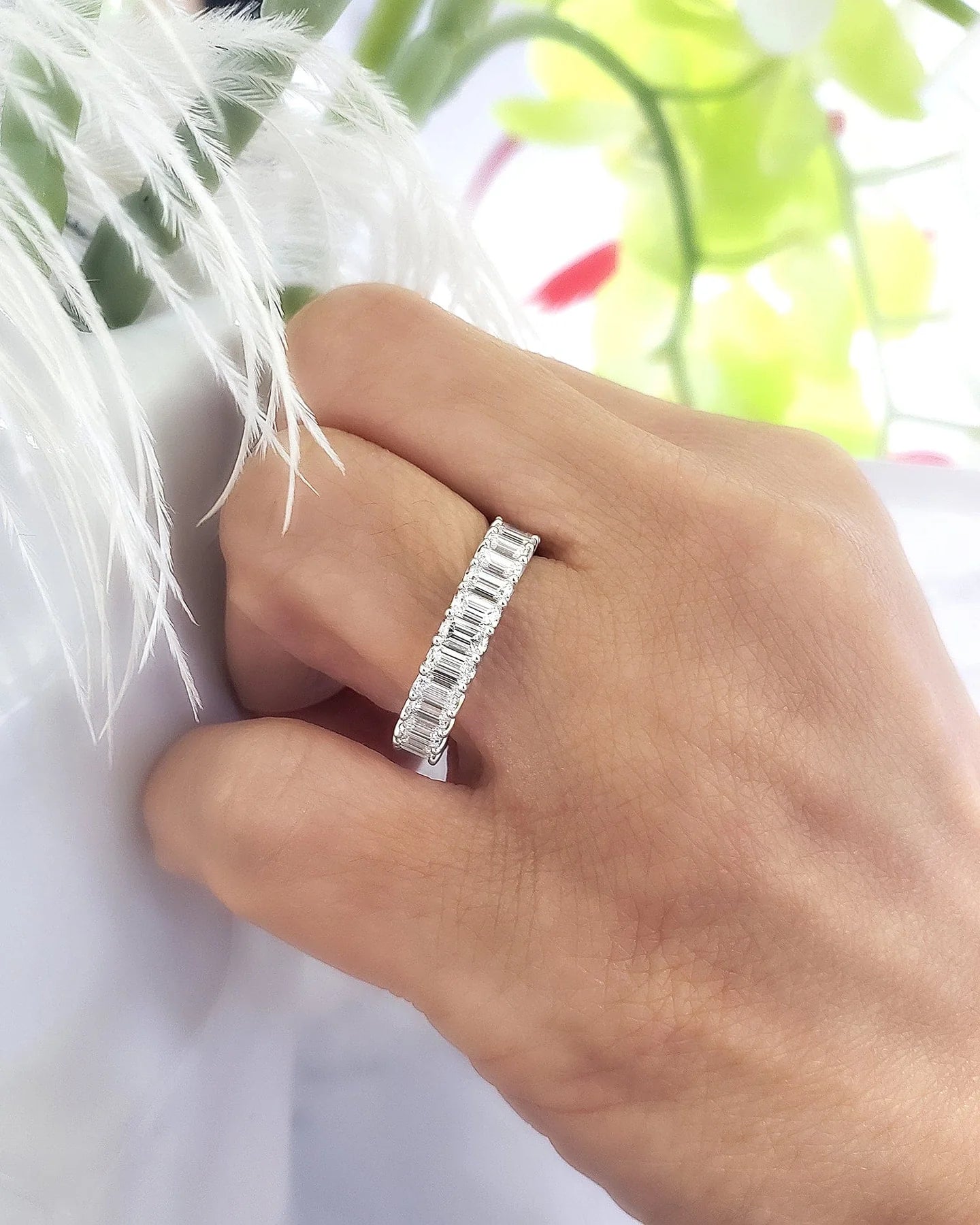 Enternity band (Emerald shape) 💍