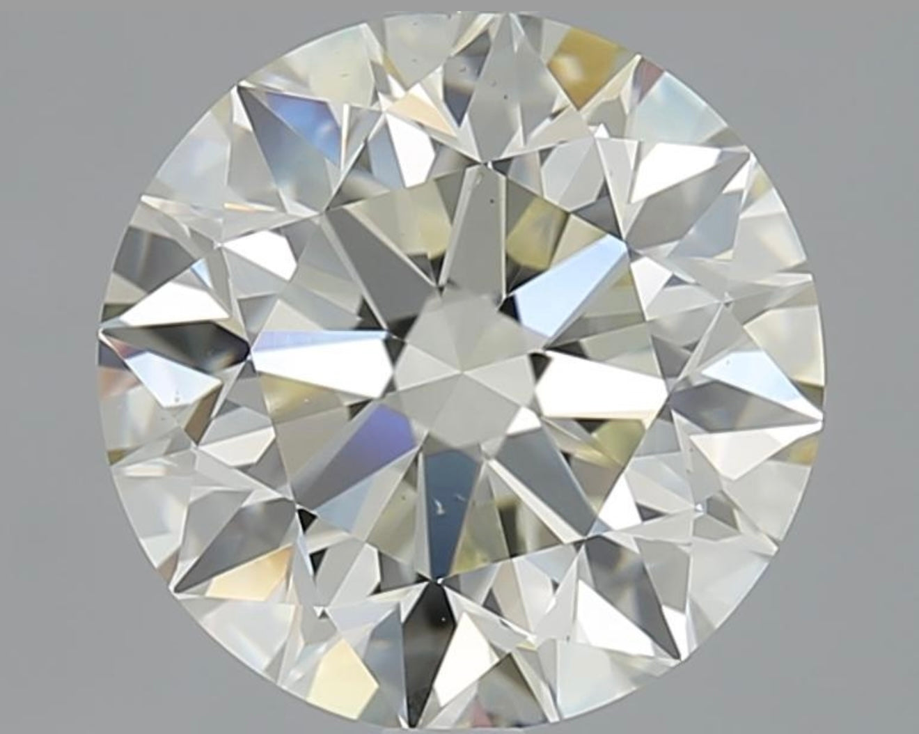 Natural Diamond / GIA Certificate 💎 2.5 carat N/VS2 💎 Beautiful Diamond