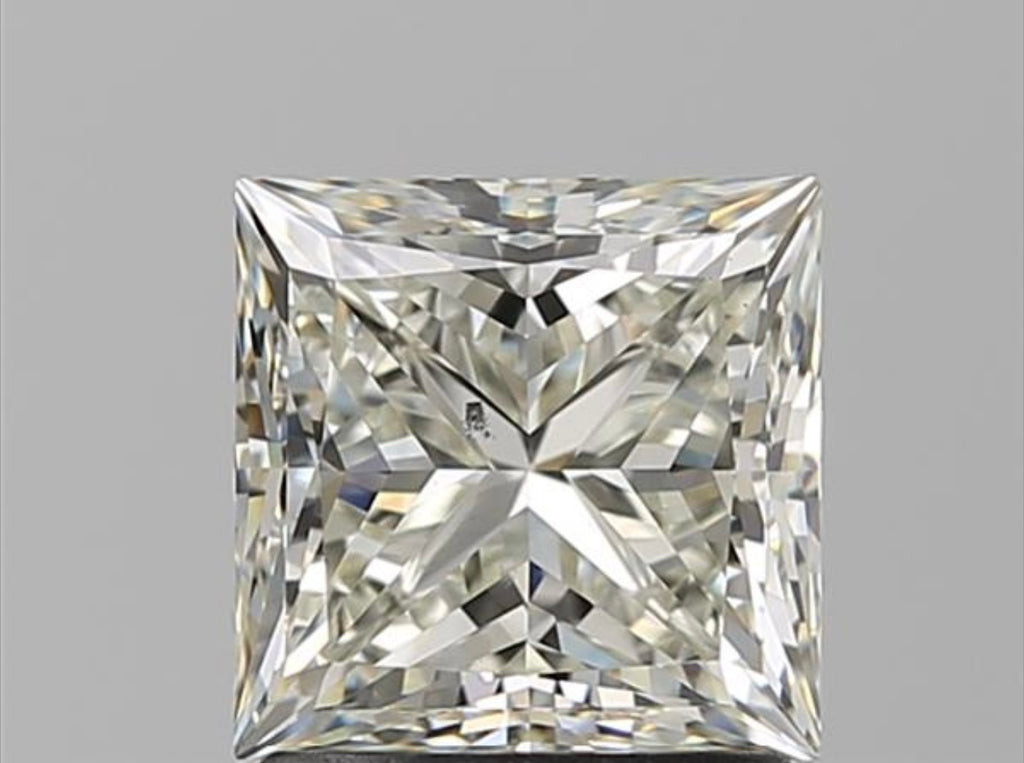 Natural Diamond 💎 Princess / GIA Cert 1.7 carat K/Si1 💎