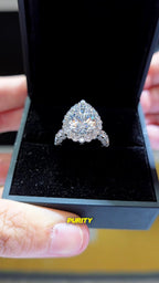 REAL DIAMOND 💎Pear Shape / Center Diamond 5 carat / IGI Cert ✨