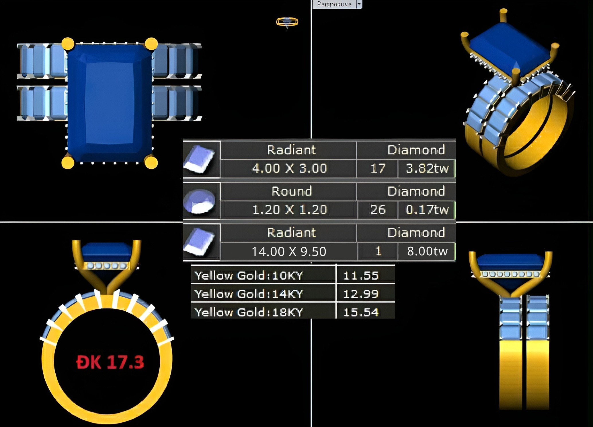 REAL DIAMOND 💎$7,899💎 Radiant Shape / Center Diamond 8ct / IGI Cert ✨ Hot Deal