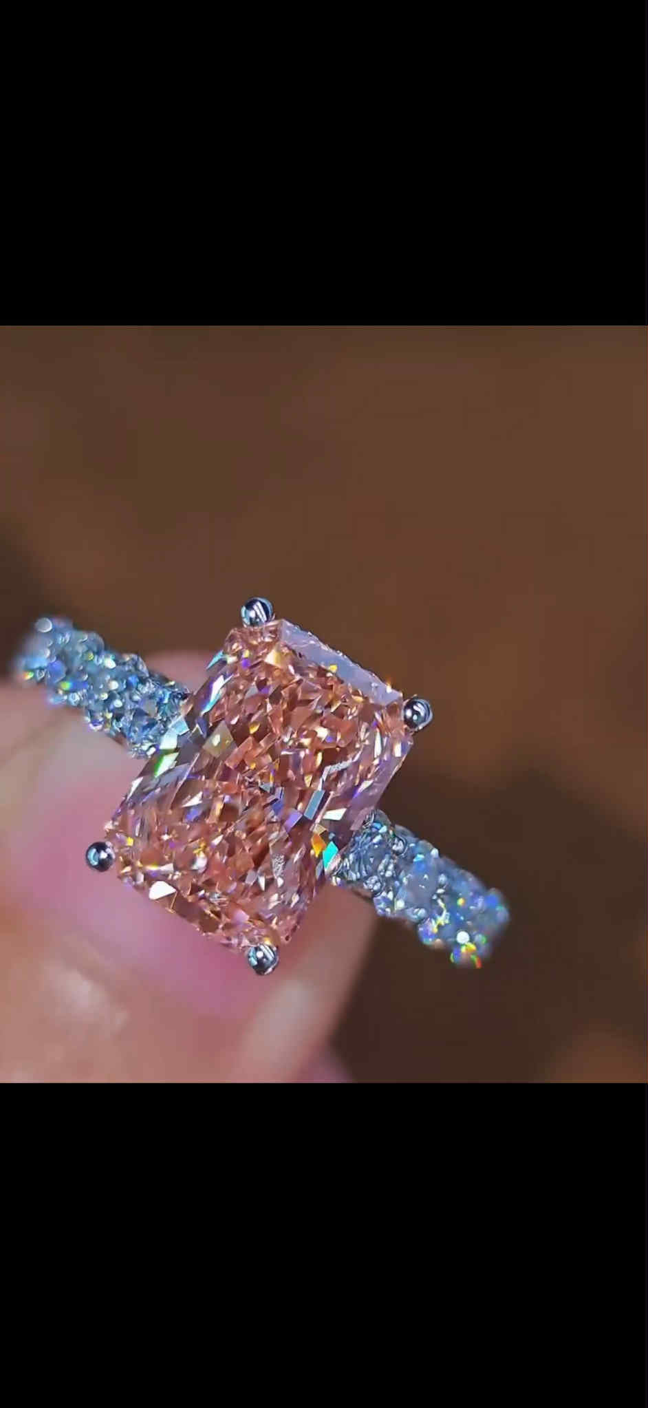 Fancy Pink Diamond 💍 Radiant shape 💎 Best price and quality 💍