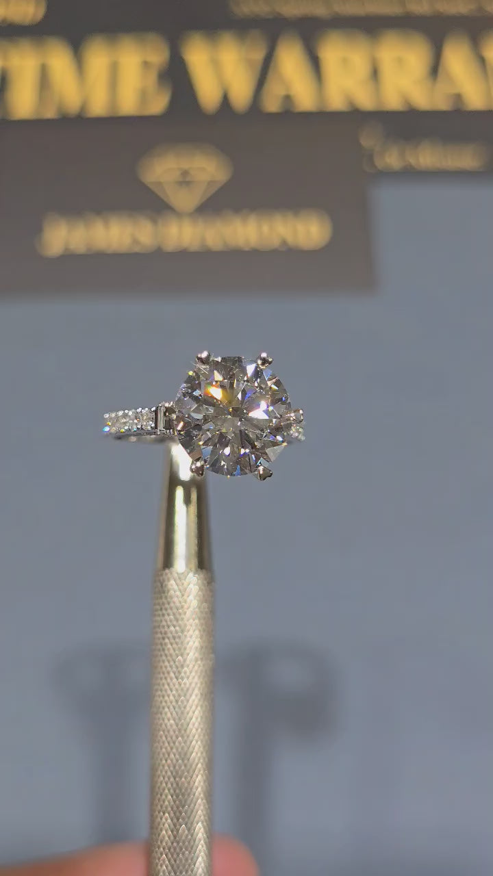 Hot Design 💍 Center Round 4-5-6 carats 💎 Best price and quality 💍