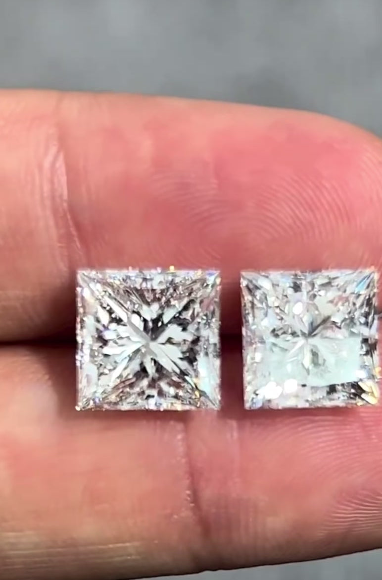 James Diamond Lab-Grown Princess Cut 0.51ct F/VVS2 – IGI Certified – SKU 436079200