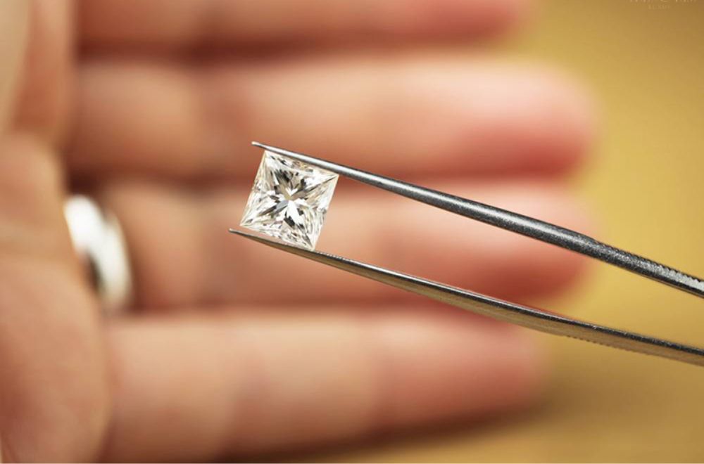 James Diamond Lab-Grown Princess Cut 1.10ct D/VVS2 – IGI Certified – SKU 706567559
